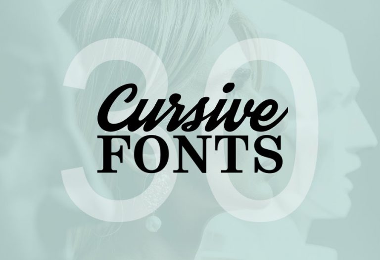 30+ Stylish and Eye-Pleasing Cursive Fonts