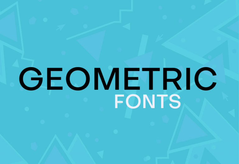 40 Spectacular Geometric Fonts For Great Typography Design Decolorenet 9738