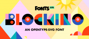 30+ Beautiful Color Fonts For Your Typography Design