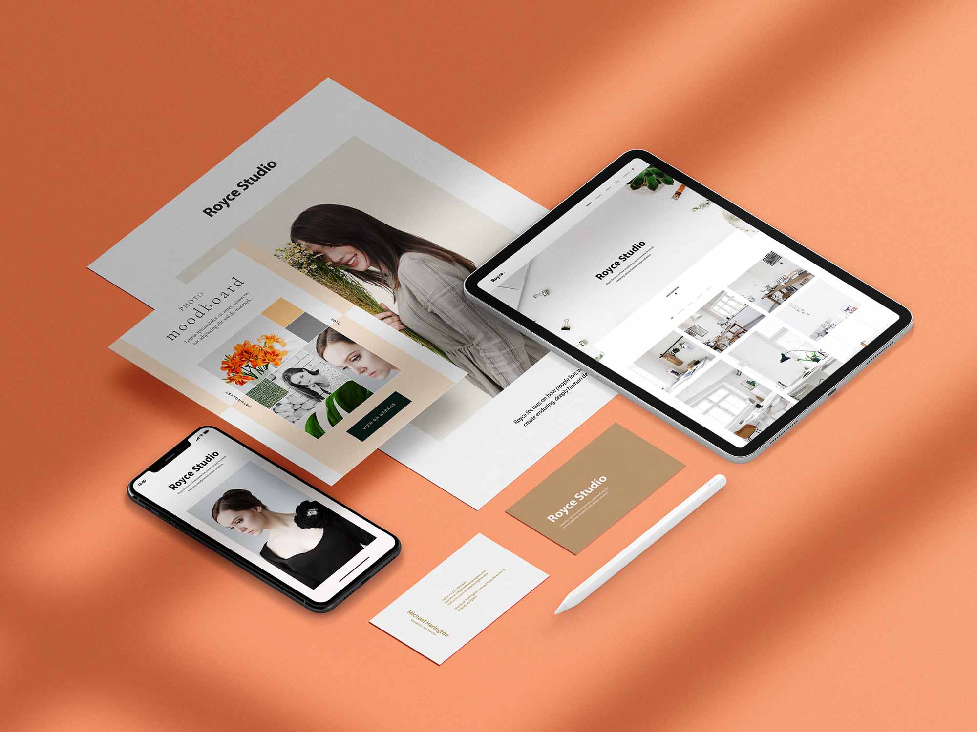 Download Pure Branding Mockup Kit Free Psd Mockups Free Psd Mockups Smart Object And Templates To Create Magazines Books Stationery Clothing Mobile Packaging Business Cards