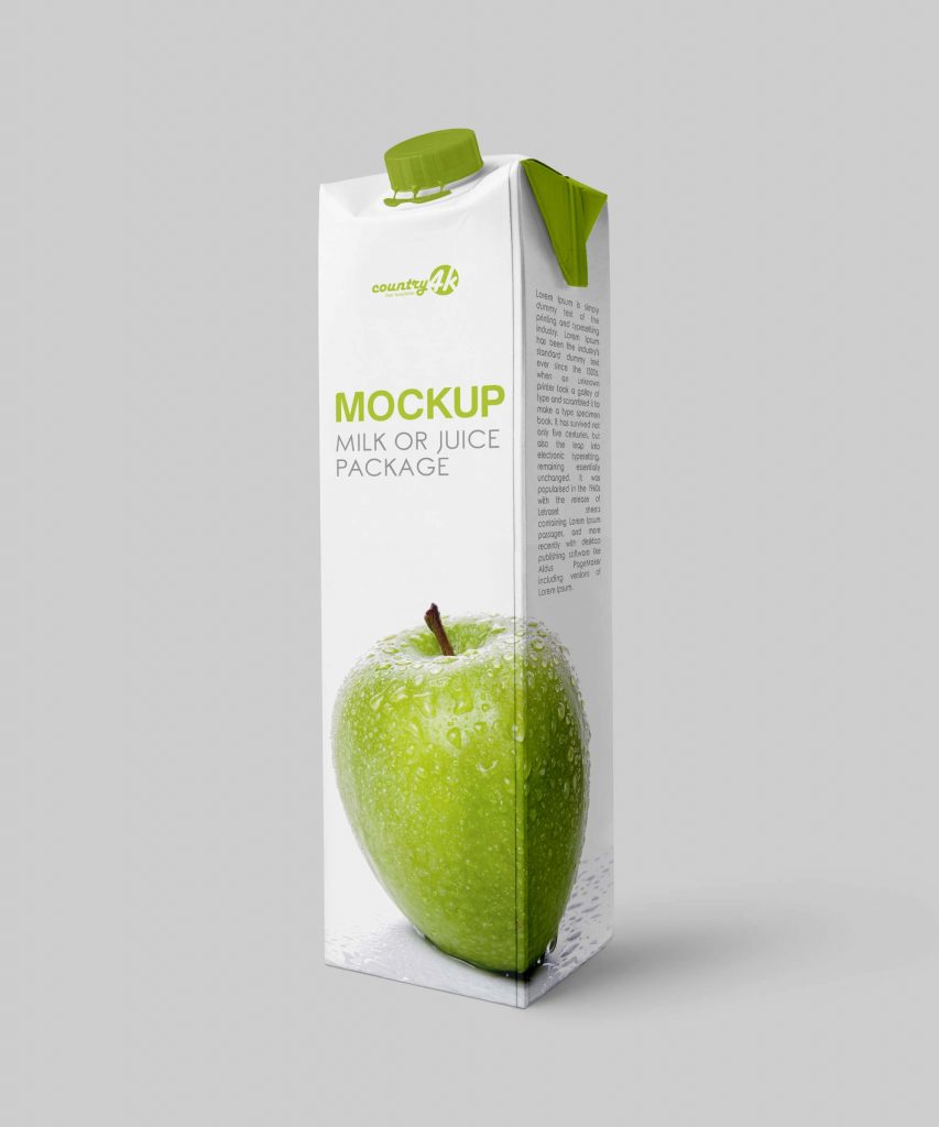 50+ Awesome Juice Packaging PSD Mockup Templates