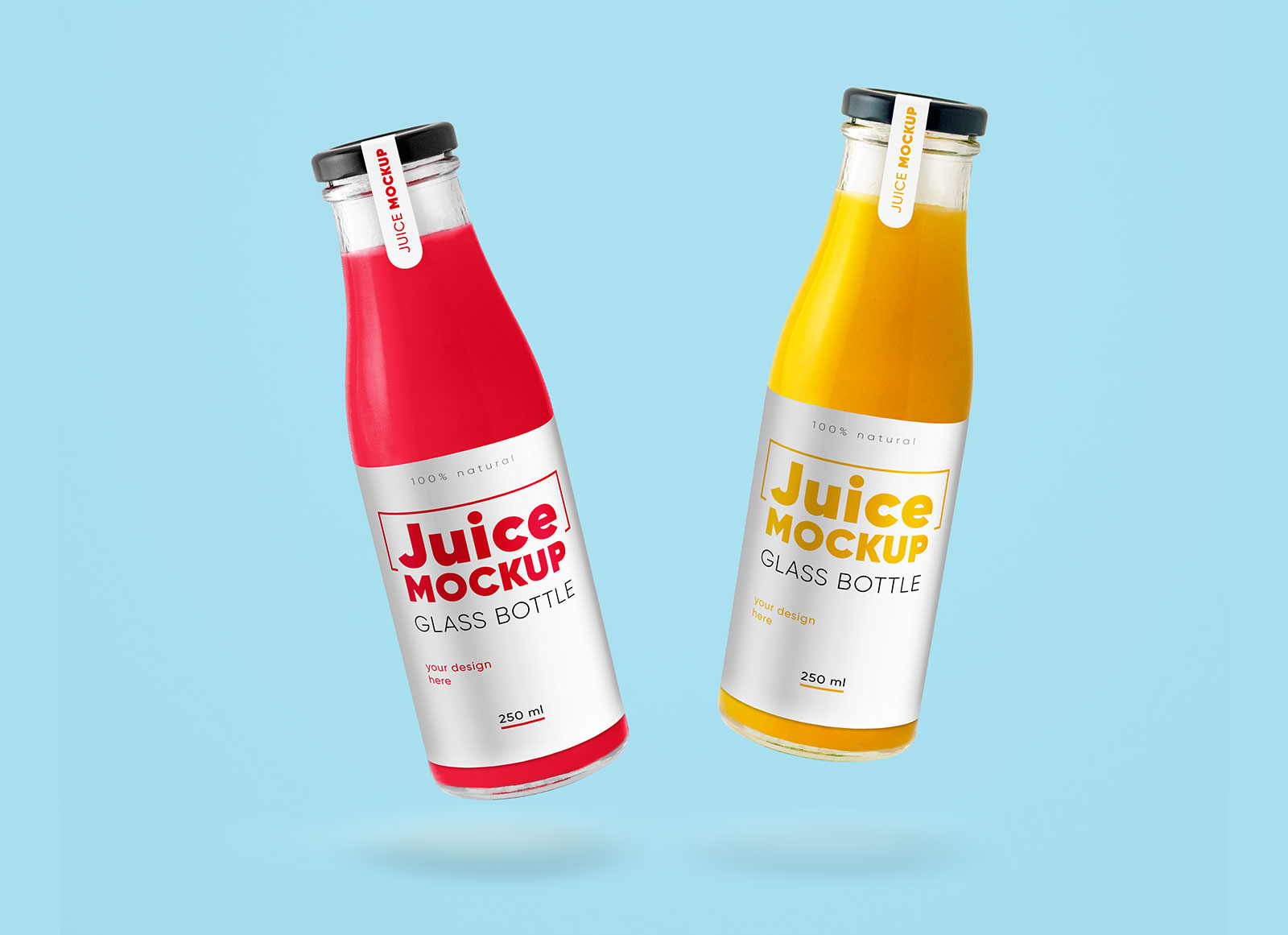 Download 50+ Awesome Juice Packaging PSD Mockup Templates ...