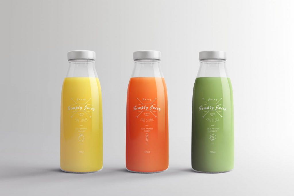 50+ Awesome Juice Packaging PSD Mockup Templates