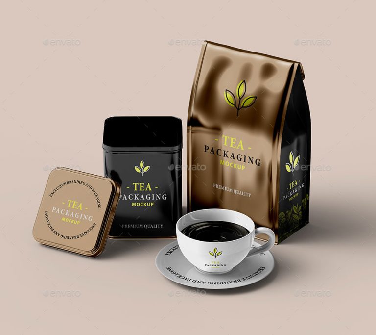 Download 35+ Tea Branding Mockup Templates for Outstanding Business | Decolore.Net