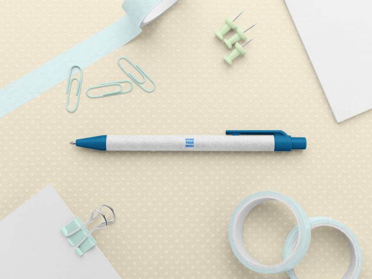 30+ Photorealistic Pen PSD Mockup Templates