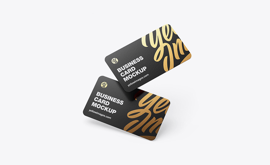 Download 25 Black Gold Business Card Mockup Templates Decolore Net Yellowimages Mockups
