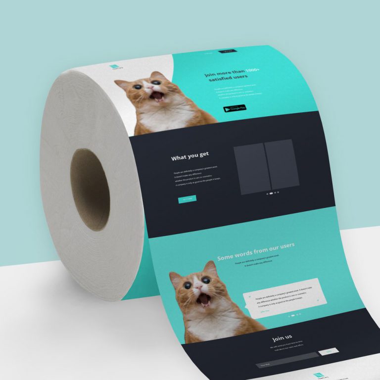 10+ Remarkable Toilet Paper PSD Mockup Templates