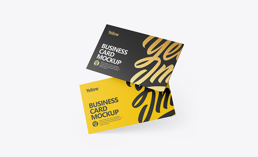 25 Black Gold Business Card Mockup Templates Decolore Net