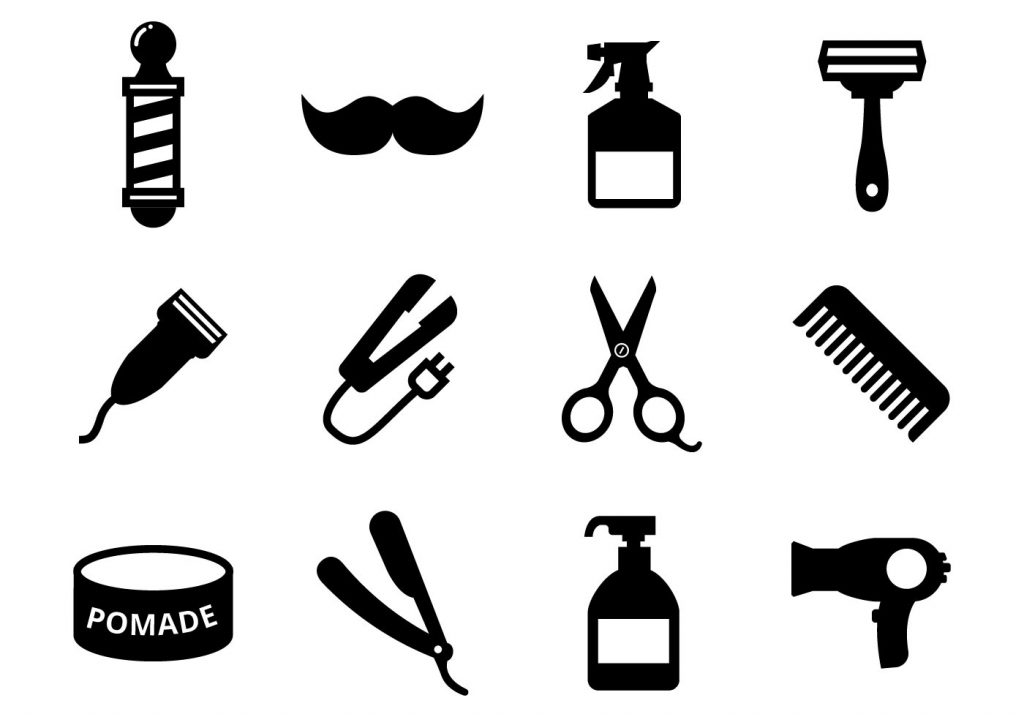 20+ Appealing Barber Shop Icon Sets