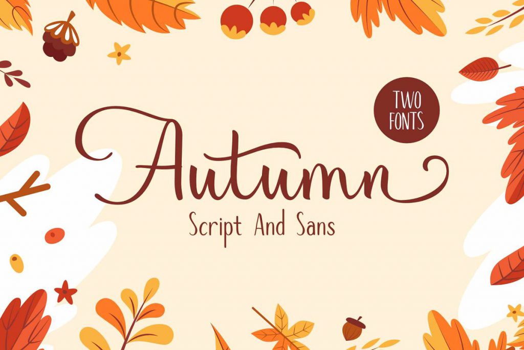 25+ Adorable Autumn Fonts That Evoke Imagination