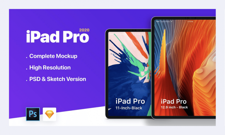 30+ Fabulous iPad Pro (2020) Mockup Templates