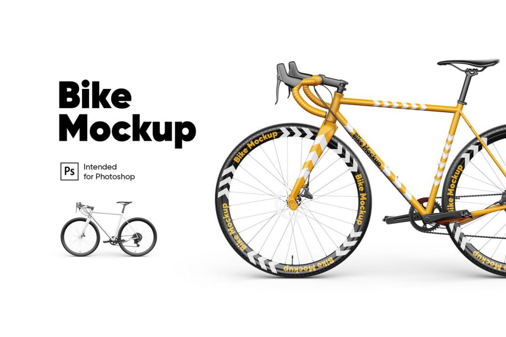 Download 15+ Bicycle Mockup Templates for Your Ad Presentation ...