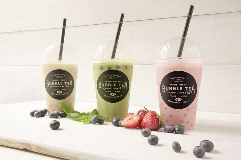 20+ Yummy Smoothie Cup PSD Mockup Templates | Decolore.Net