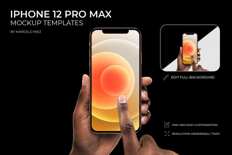 40+ Pretty IPhone 12 Mockup Templates [2020]