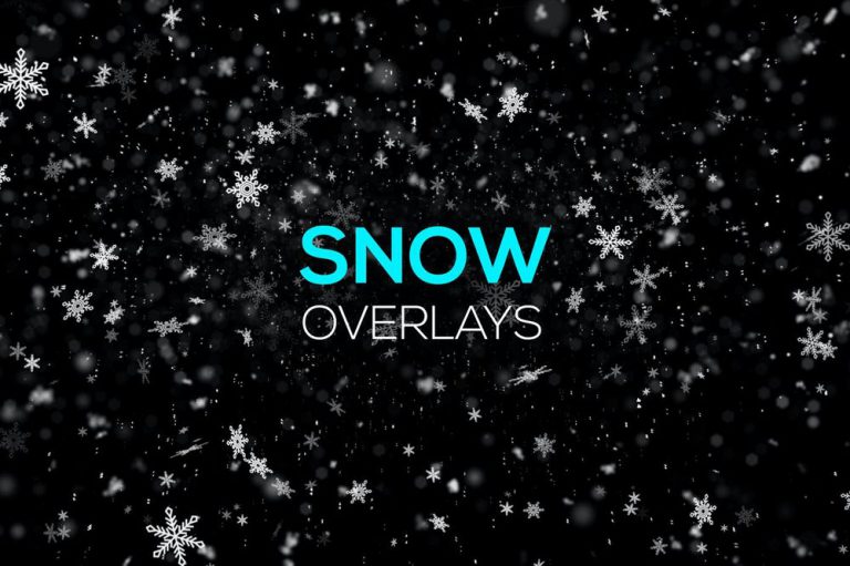 30+ Magical Snow Overlays