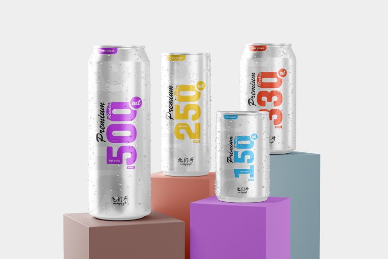 45+ Powerful Energy Drink Can Mockup Templates - Decolore