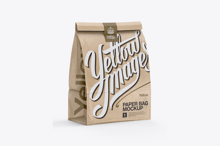 30+ Realistic Lunch Bag PSD Mockup Templates | Decolore.Net