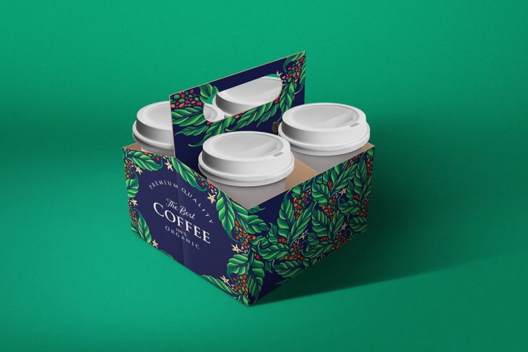 20+ Gorgeous Cup Holder PSD Mockup Templates - Decolore