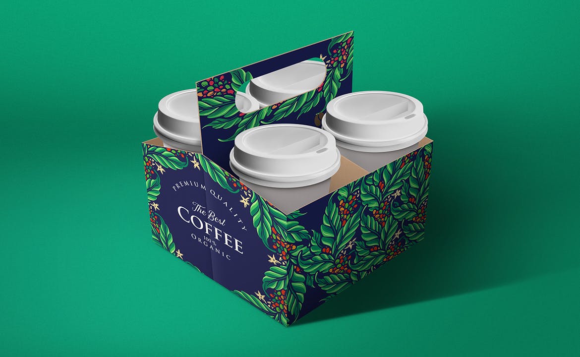 Download 20+ Gorgeous Cup Holder PSD Mockup Templates | Decolore.Net