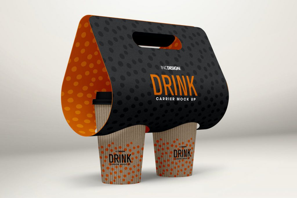 20+ Gorgeous Cup Holder PSD Mockup Templates - Decolore