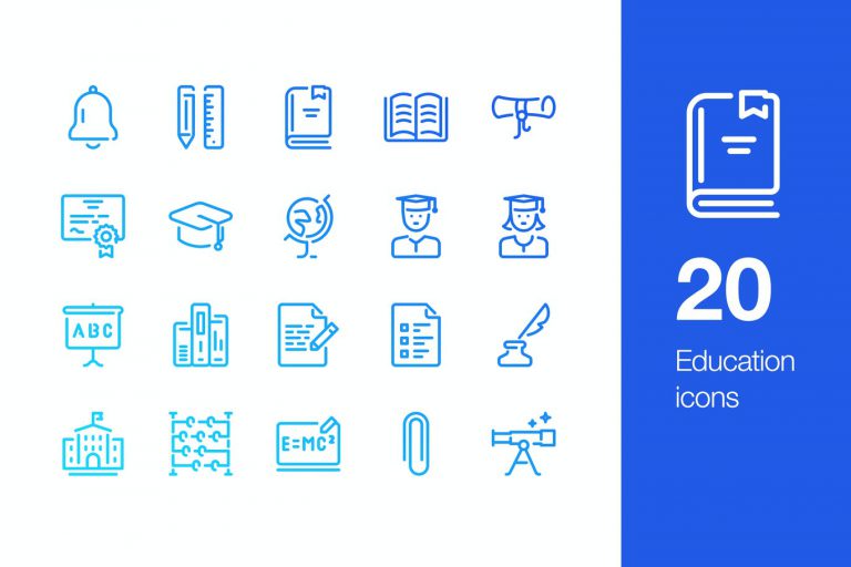 100+ Awesome Education Icons for Perfect Design - Decolore