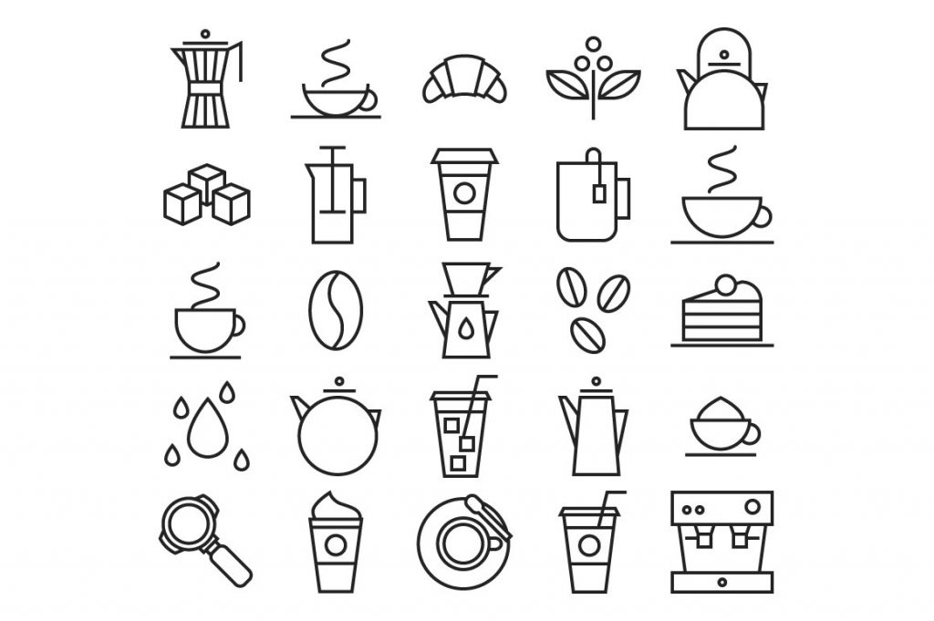 15+ Refreshing Tea Icon Sets - Decolore