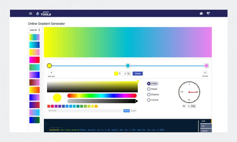 10 Best Gradient Generators | Decolore.Net