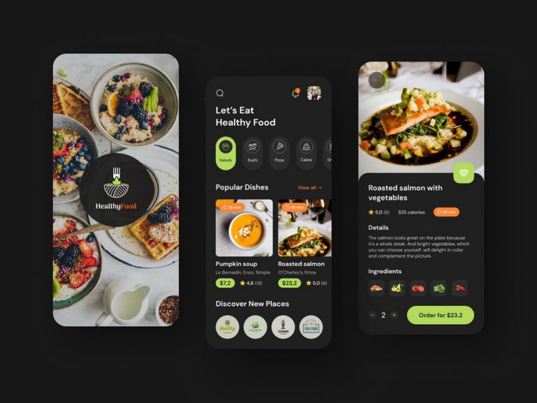 30 Dark App UI Designs for Inspiration - Decolore