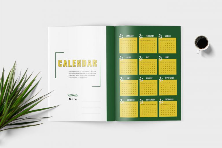 20+ Nice InDesign Calendar Templates