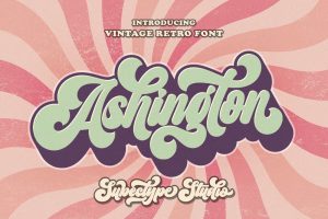 30+ Groovy Retro 70's Fonts - Decolore