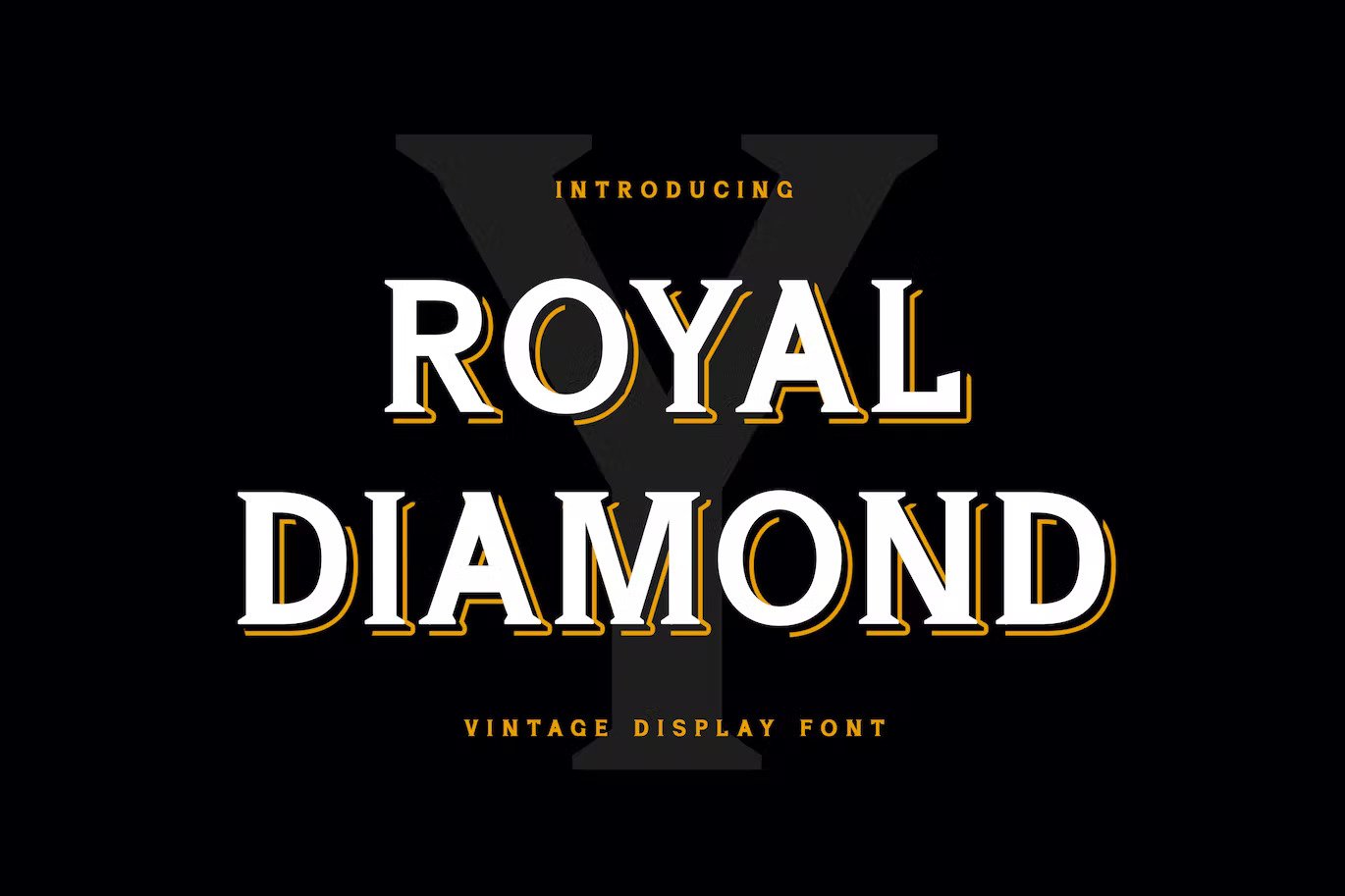 Королевский шрифт. Алмазный шрифт. Royal Diamond. Шрифт Диамант.