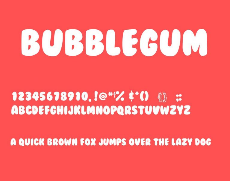 30+ Fantastic Bubble Fonts for Cool Design - Decolore