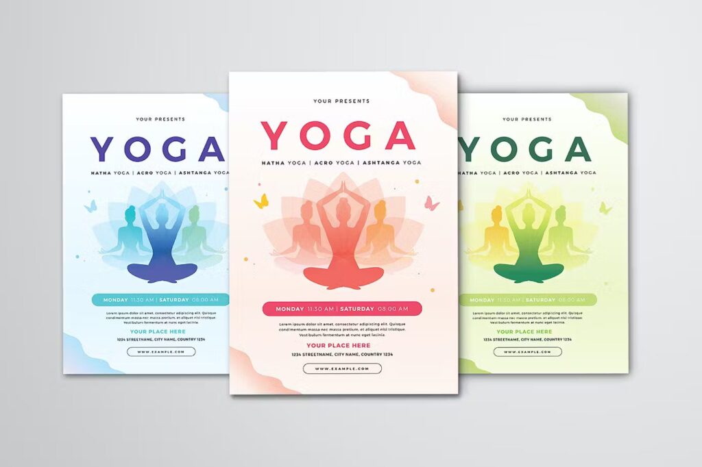 30+ Breathtaking Yoga Flyer Templates - Decolore