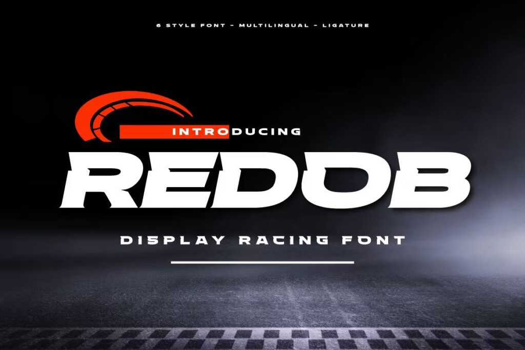 30+ Insane Racing Fonts for Speedy Designs - Decolore