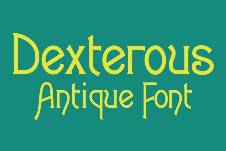 20+ Exclusive Antique Fonts for Classic Designs - Decolore