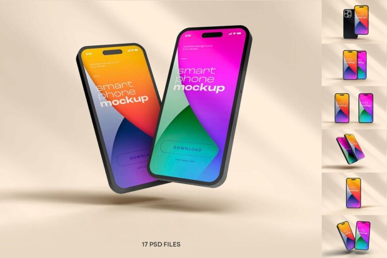 40+ Fabulous iPhone 15 & 15 Pro Mockup Templates - Decolore